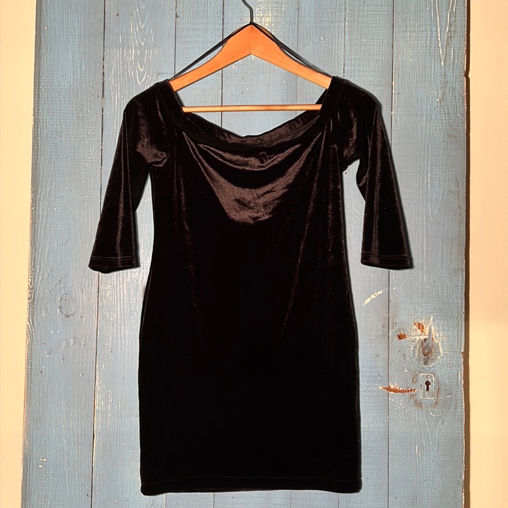 Ambiance Velvet mini dress black size small